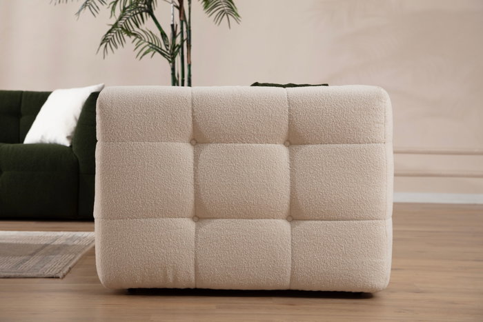 Atelier Del Sofa Cady - Sofá de 3 plazas Beige